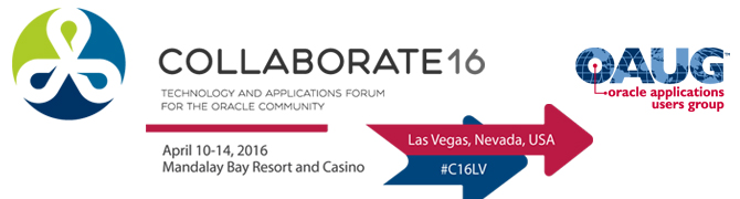 Collaborate 16 Event - Technology and applications forum for the oracle community.